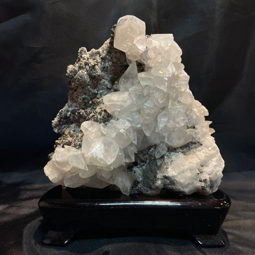 チャルコパイライト　カルサイト アメリカ ミズーリ州 Sweetwater Mine産 カルサイト＆チャルコ