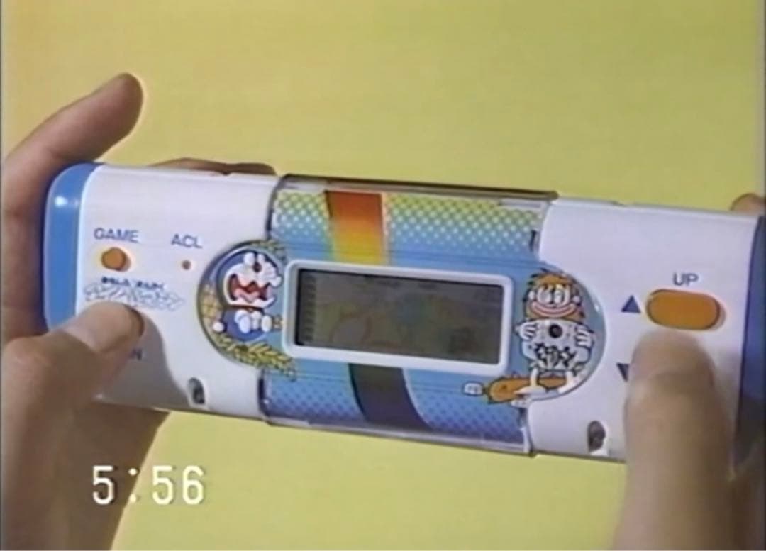 超レア40年前の稼働レトロゲームウォッチドラえもん おもしろさんかく
