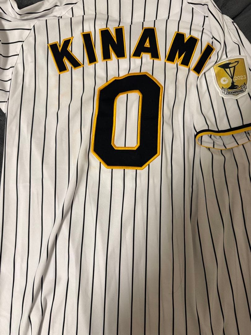 阪神タイガース チャンピオンユニフォーム 2023 木浪 Oサイズ - メルカリ