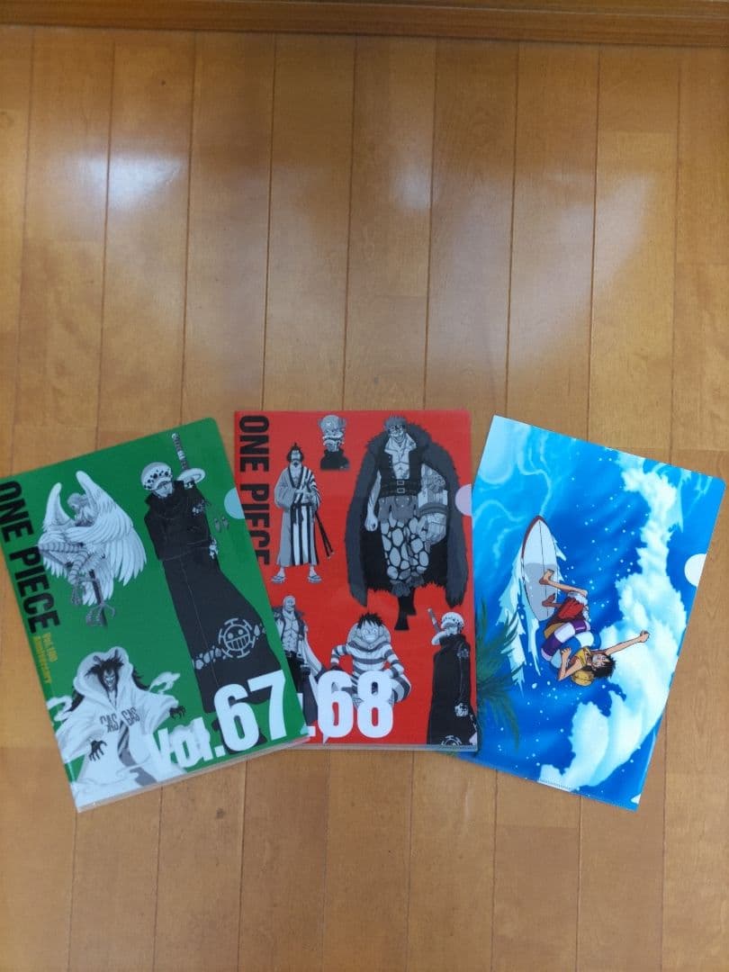 ONE PIECE クリアファイルセット vol.67 & vol.68 - メルカリ