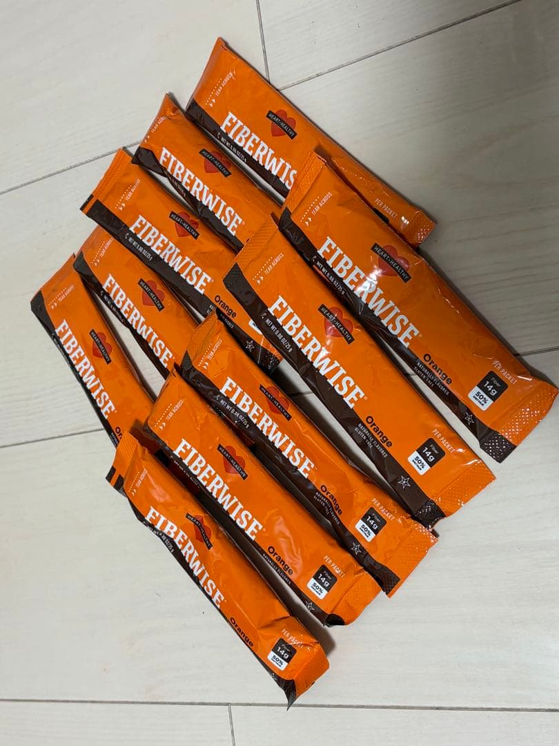 新品 メラルーカ ファイバーワイズ パケットタイプ オレンジ 10袋