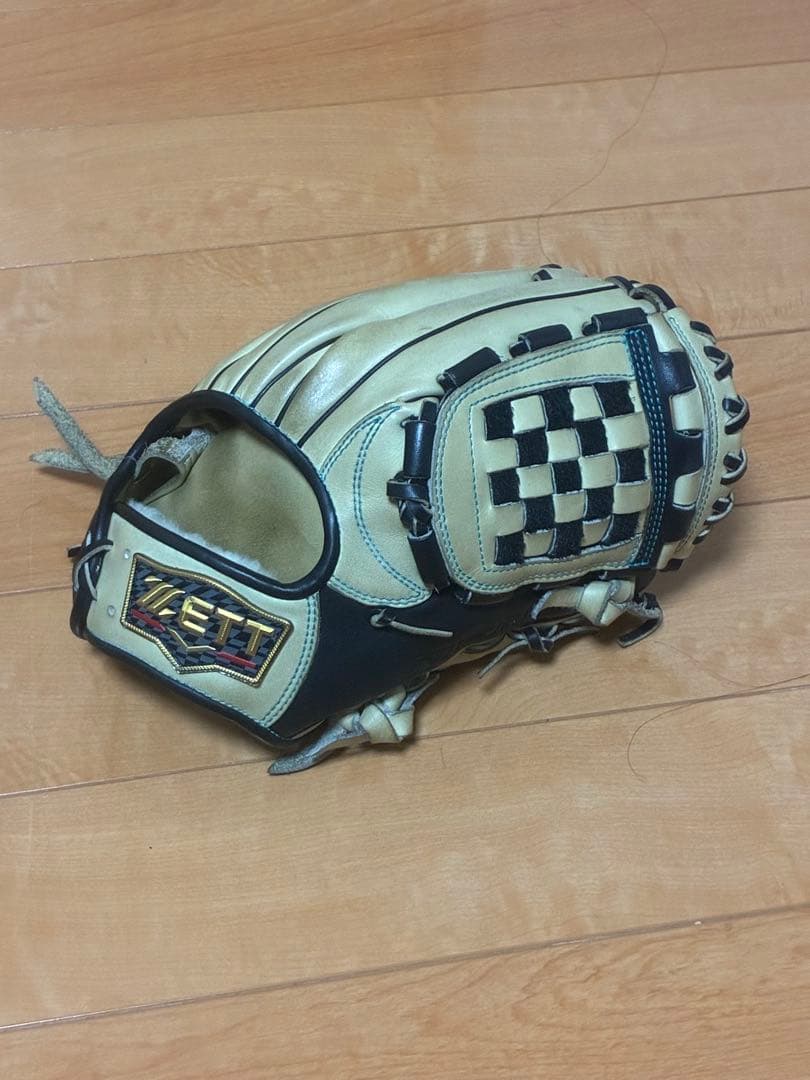 ZETT 軟式グローブ　源田モデル　40個限定　組市松ラベル　プロステイタス プロステイタス オーダー 野球 ゼット 軟式グローブ 源田モデル 軟式