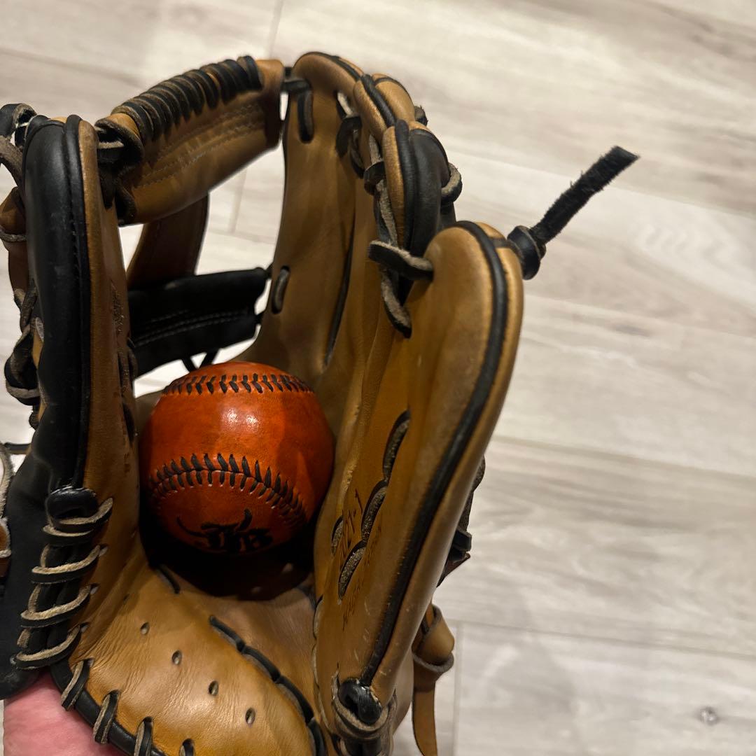 ミズノ軟式 ダイバーシティブルー限定 オーダー羽賀ジャパン haga japan