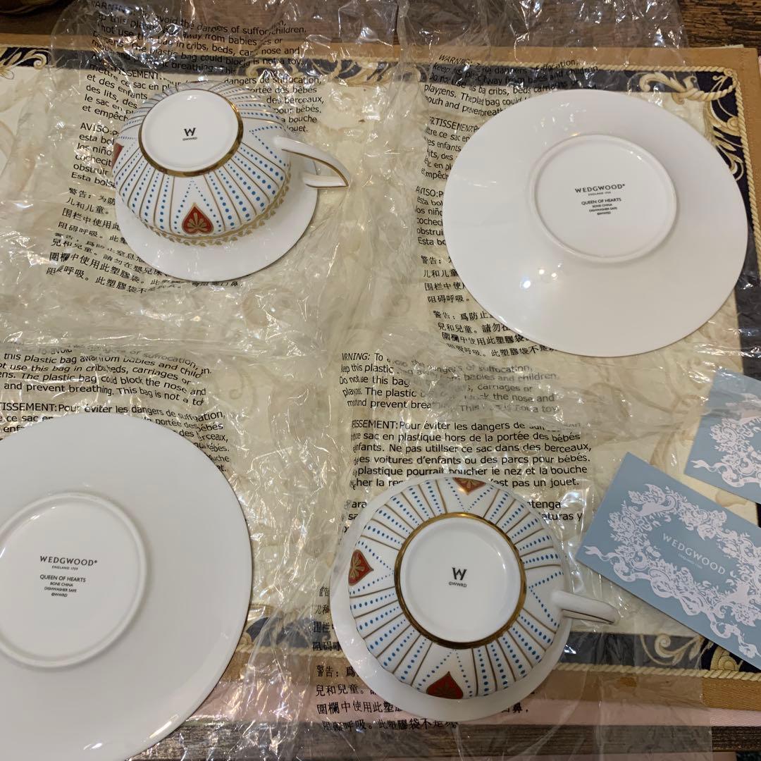 未使用 ウェッジウッド ハーレクイン クイーンオブハート ティーカップ