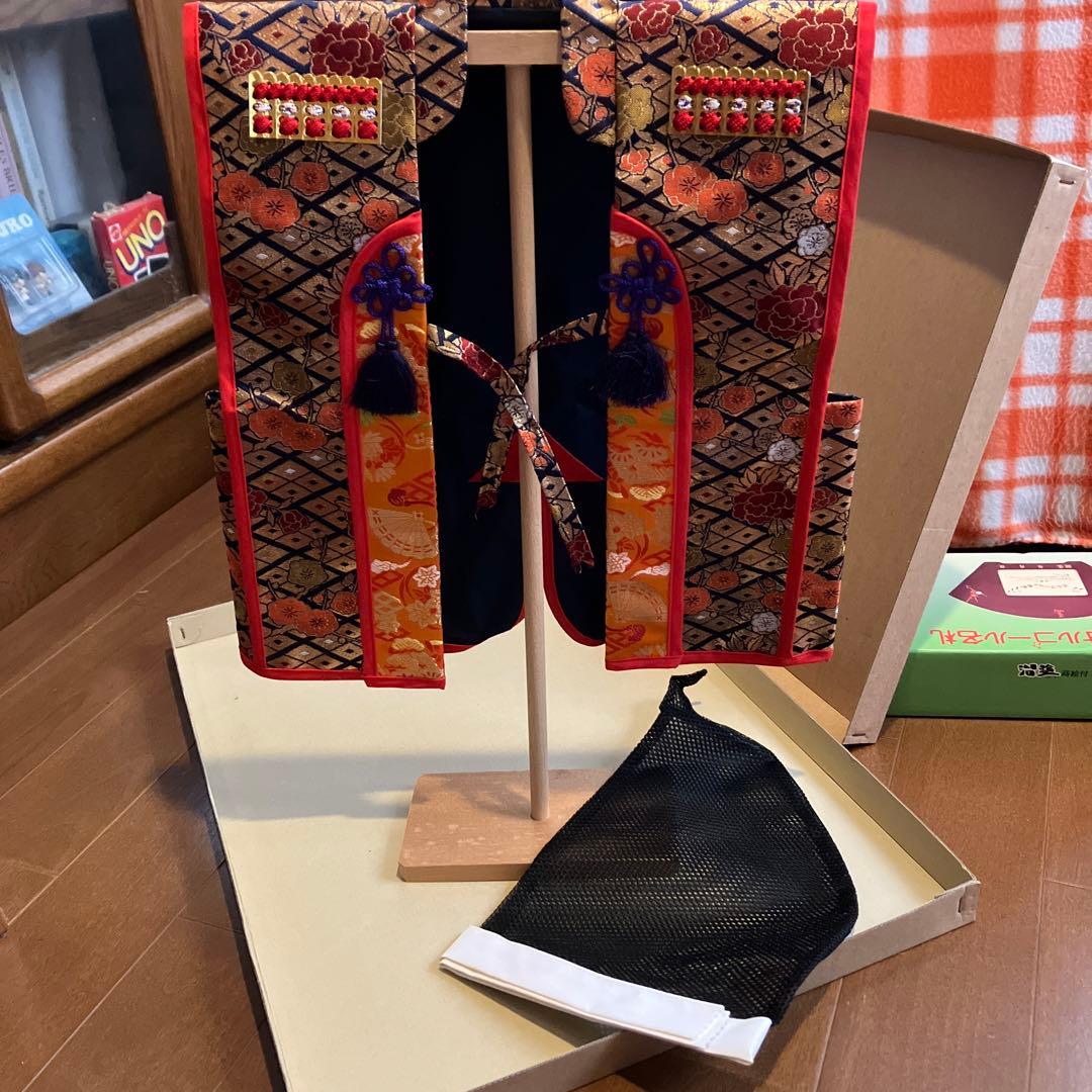 菊水孝玉作 若武者 黒小札赤段糸威 中古品