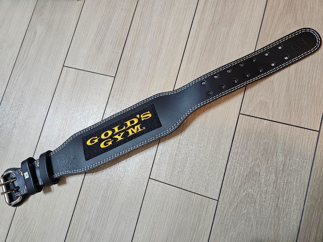 GOLD'S GYM トレーニングパワーベルト XS 黒 - メルカリ