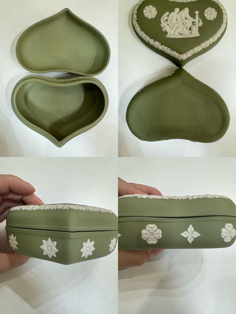 希少】 ウエッジウッド ジャスパーグリーン 6点セット - メルカリ