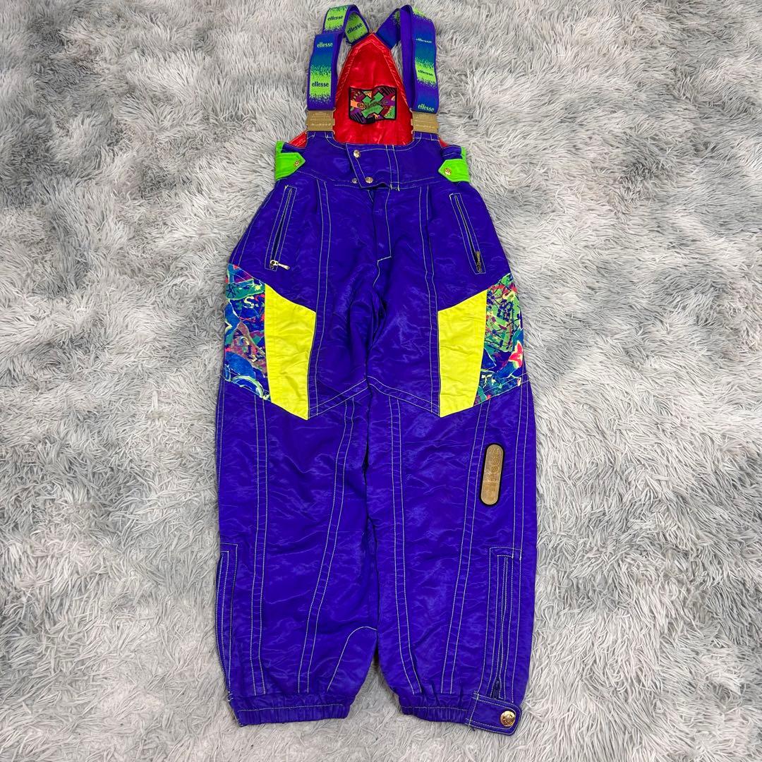 m5998【美品 エレッセ】レトロ スキーウェア セットアップ スノボー