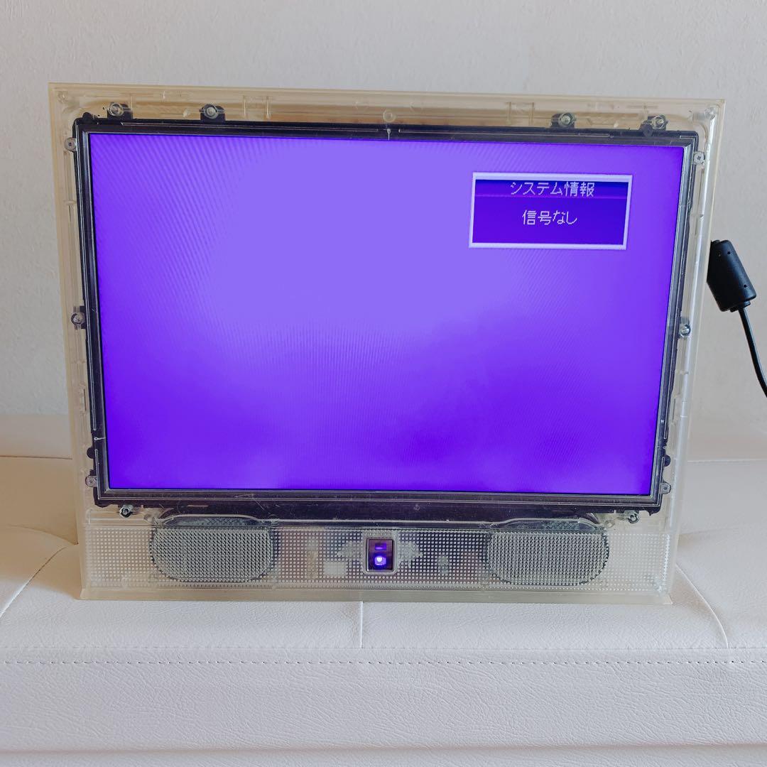 希少 スケルトン 液晶テレビ nexxion 13.3インチ 平成レトロ - メルカリ