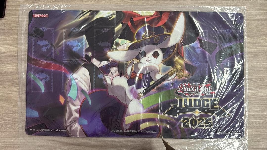 遊戯王 公式 JUDGE 2025 影法師トップハットヘア プレイマット 北米版