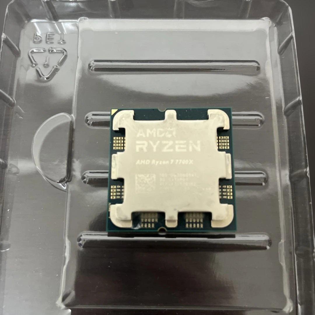 AMD Ryzen 7 7700X CPU 本体 Amazon | AMD Ryzen 7 7700X, without cooler 4.5GHz 8コア / 16