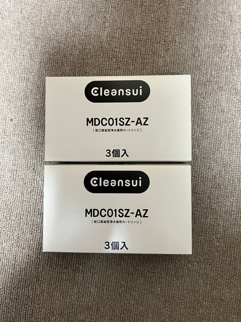 Cleansui MDC01SZ-AZ 浄水器カートリッジ 3個入×2 Amazon.co.jp: クリンスイ 浄水器 蛇口直結型 交換カートリッジ