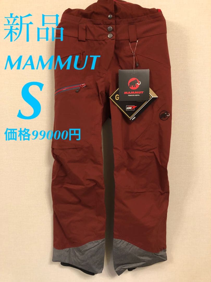 マムート　レディース　スノーパンツ　GORE-TEX Sサイズ MAMMUT（マムート） （レディース）EUROサイズ パンツ ボトム