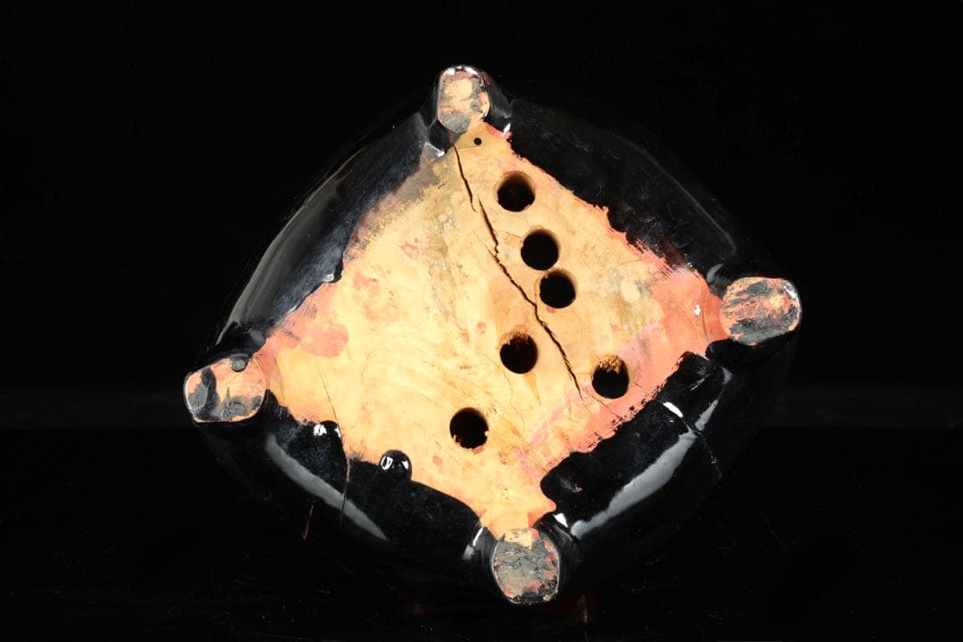 五色石 水石 赤石原石 鑑賞石 天然石 自然石 飾石 美石 台座付 20.6kg