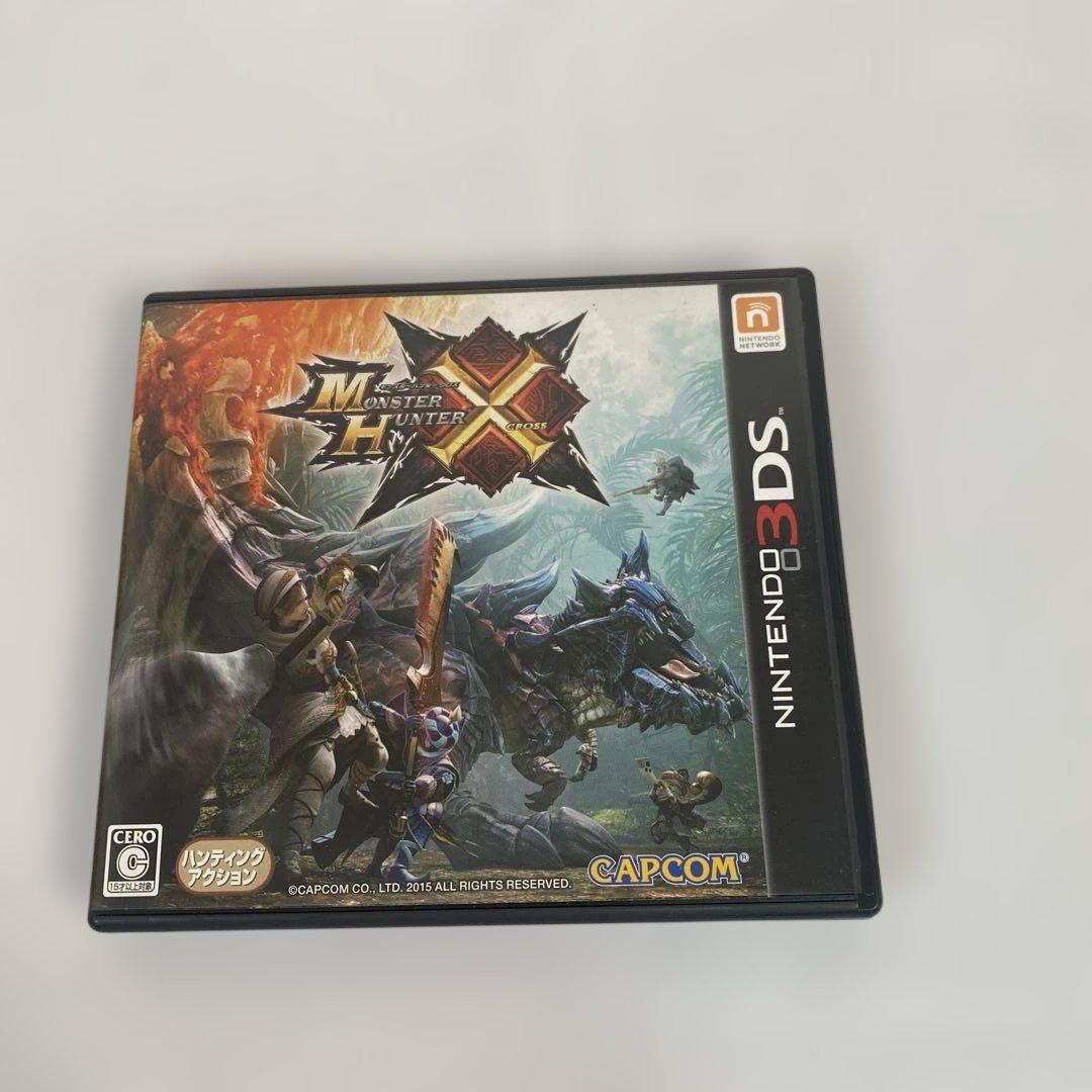 モンスターハンターX ニンテンドー3DS 美品 - メルカリ