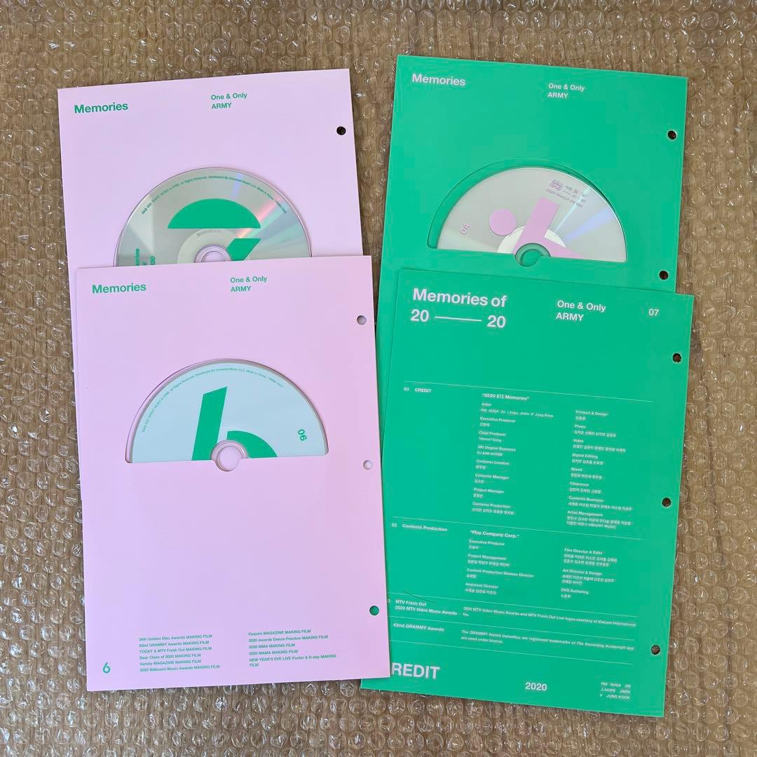 BTS Memories 2020 DVD 日本語字幕付き ジョングク - メルカリ
