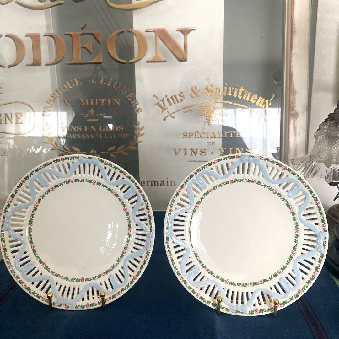 サルグミンヌ Sarregumines レース リボン パニエプレート【B】レア