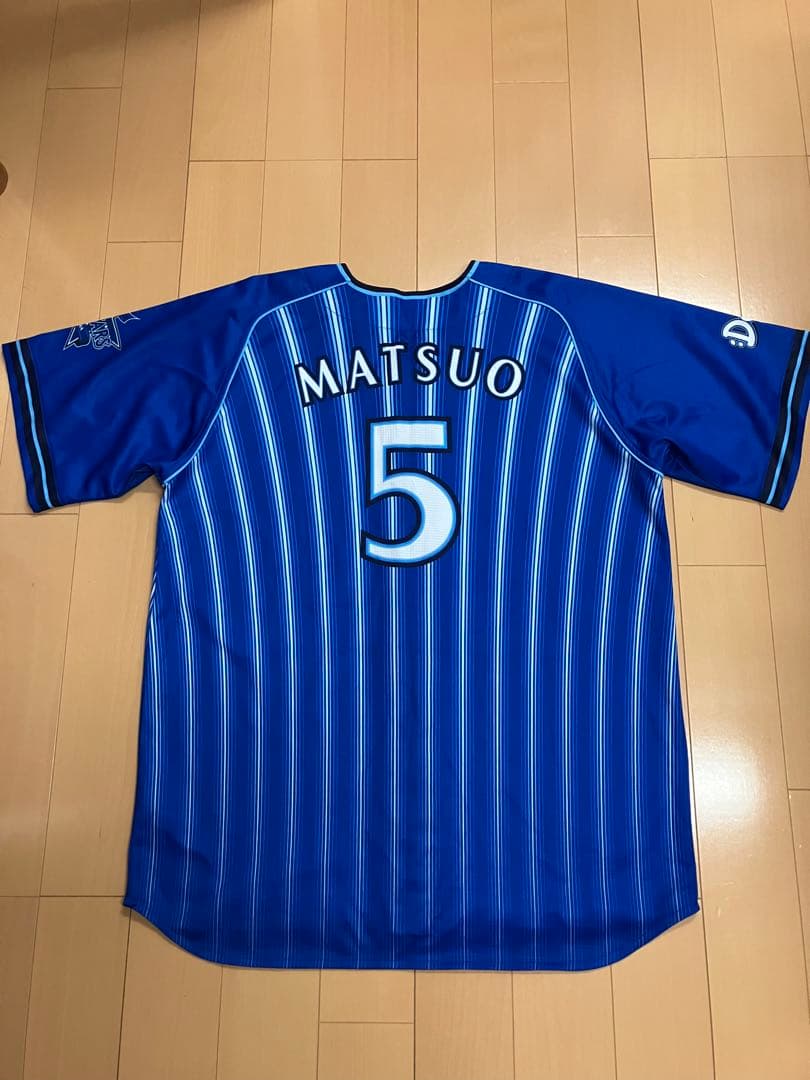 松尾汐恩　ユニフォーム　ハイクオリティー　横浜denaベイスターズ　レプリカ 5 松尾 汐恩☆横浜DeNAベイスターズ☆ハイクオリティーレプリカユニM