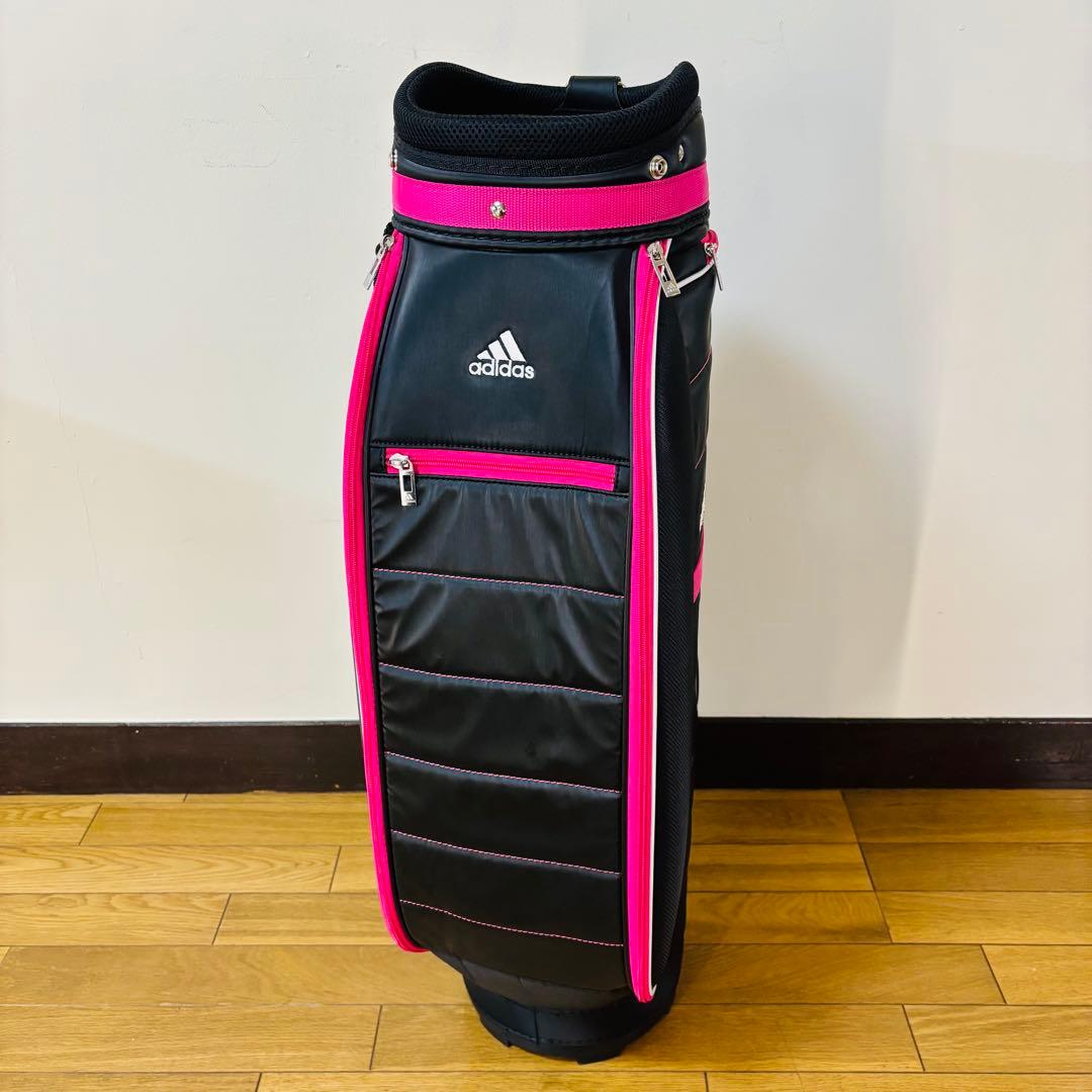 ほぼ未使用品】adidas アディダス レディースキャディバッグ 送料込み