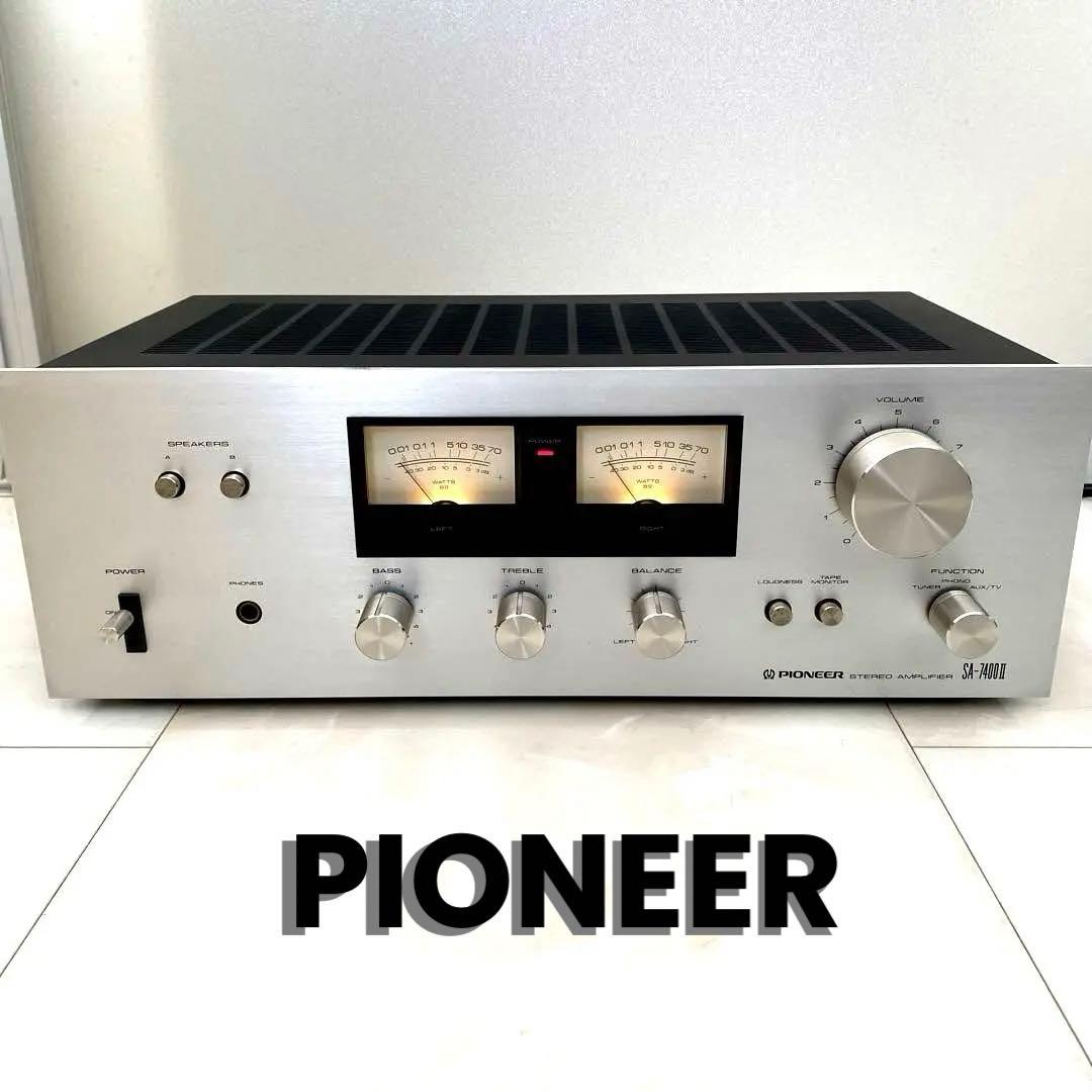 PIONEER プリメインアンプ SA-7400Ⅱ パイオニア 動作品 - メルカリ