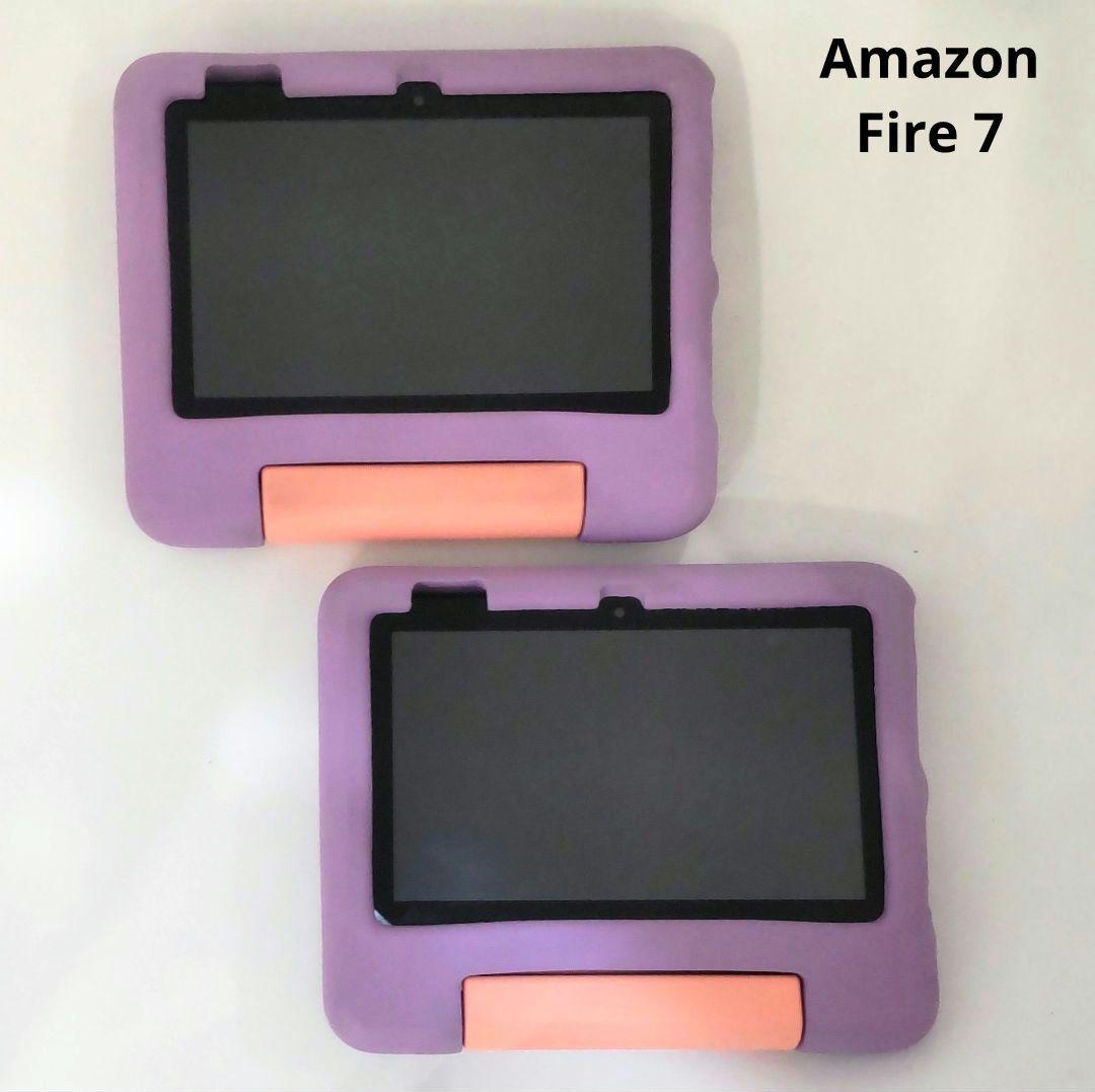 Amazon Fire7 キッズタブレット 専用ホルダー パープル 2個セット Amazon.com: Amazon Fire 7 Kids Tablet Bundle (16GB, Purple) with
