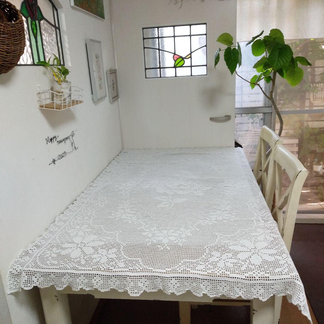 レース編みテーブルクロス ニャンコ様専用 - メルカリ