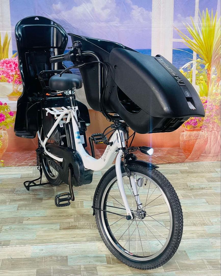 パスキス12AH⭐️激レアモデル！ヤマハ子供乗せ電動アシスト自転車