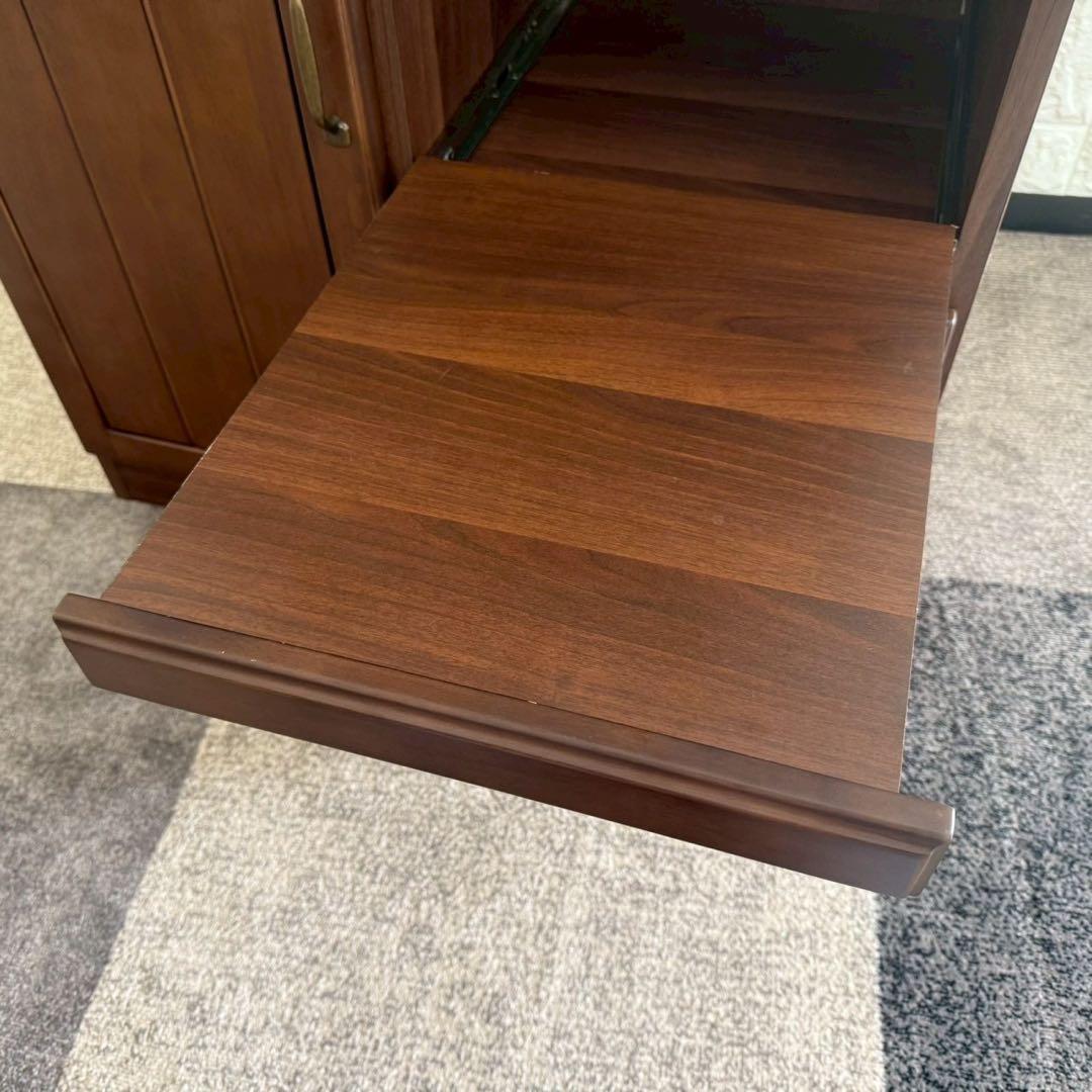 しゅう◎即購入歓迎様専用✨ニトリ キッチンボード 食器棚 ブラウン系