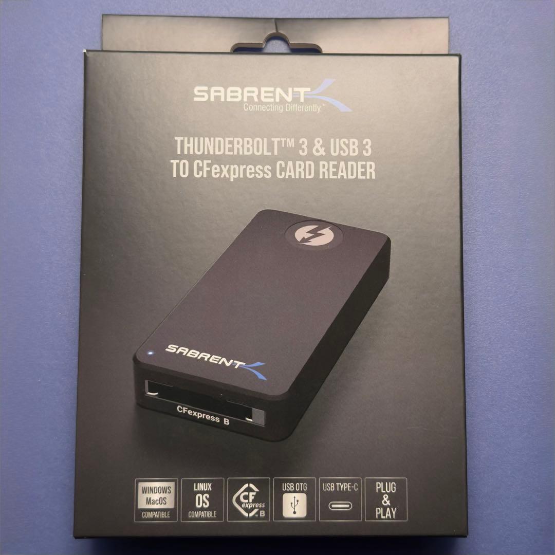 Sabrent サンダーボルト3/USB3 cfex B リーダーCR-T3CF Amazon.co.jp: SABRENT Thunderbolt 3 & USB Type-C - CFexpressカード