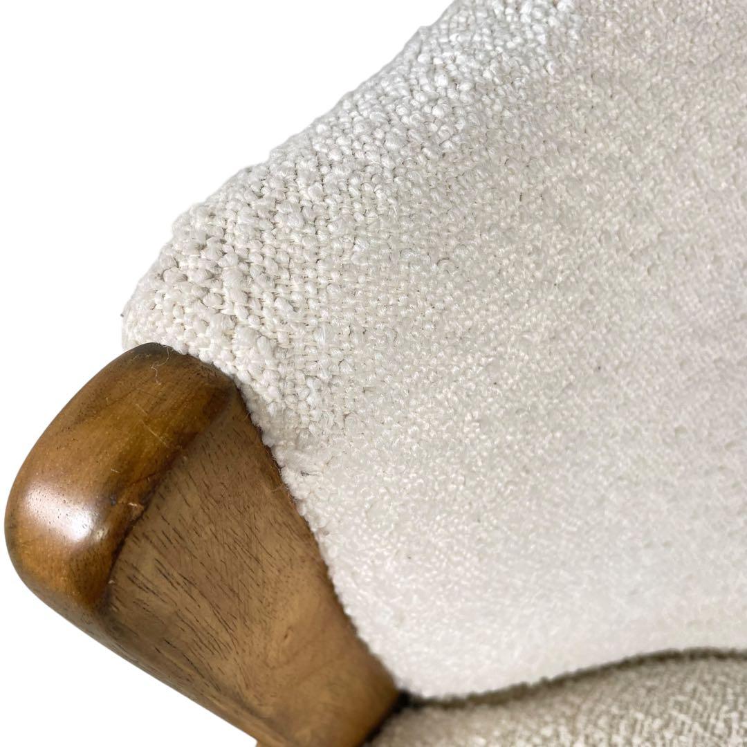 HR458 【zarahome】アップホルスタード ブークレアームチェア 1人掛