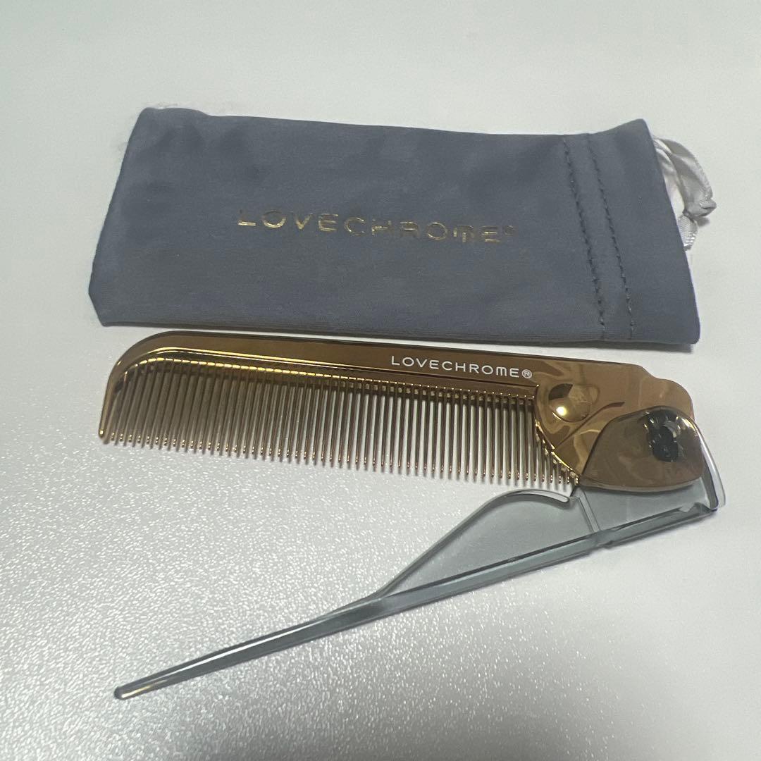 LOVECHROME ゴールド コーム 専用ポーチ付き 【公式通販】