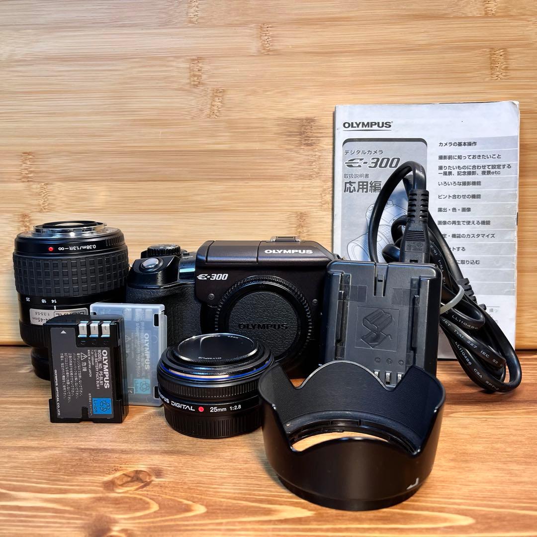 やや難ありOlympusE-300 ズームと単焦点25mm付き S数2002 オリンパス、標準単焦点パンケーキレンズ - 価格.com