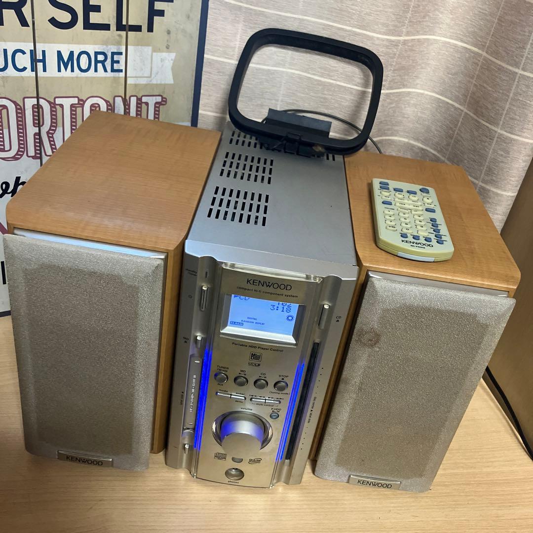 KENWOOD CD/MDミニコンポ 2006年式 - メルカリ