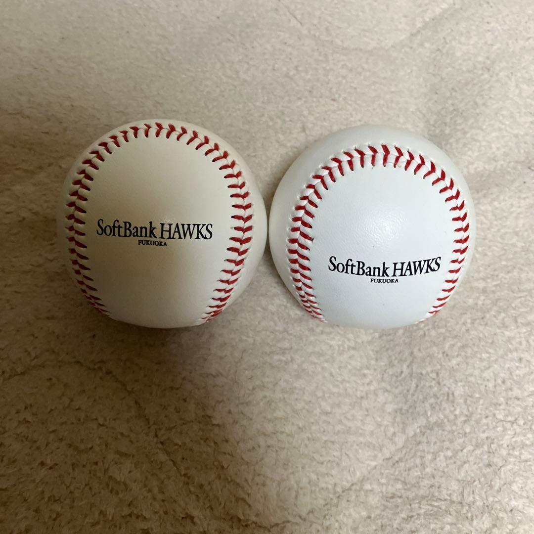 SoftBank HAWKS サイン入り野球ボール 2個セット 柳田、近藤 - メルカリ