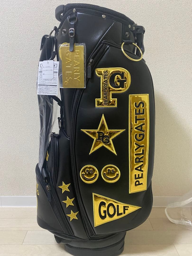 パーリーゲイツ 【原プロモデル 】合皮スタンド式 キャディバッグ