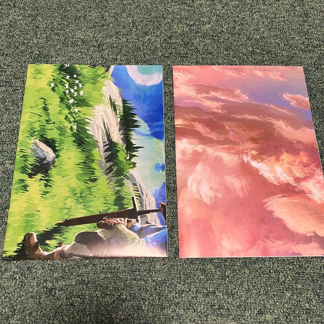 ゼルダの伝説 ブレスオブザワイルド B2ポスター 折り目あり 2種セット