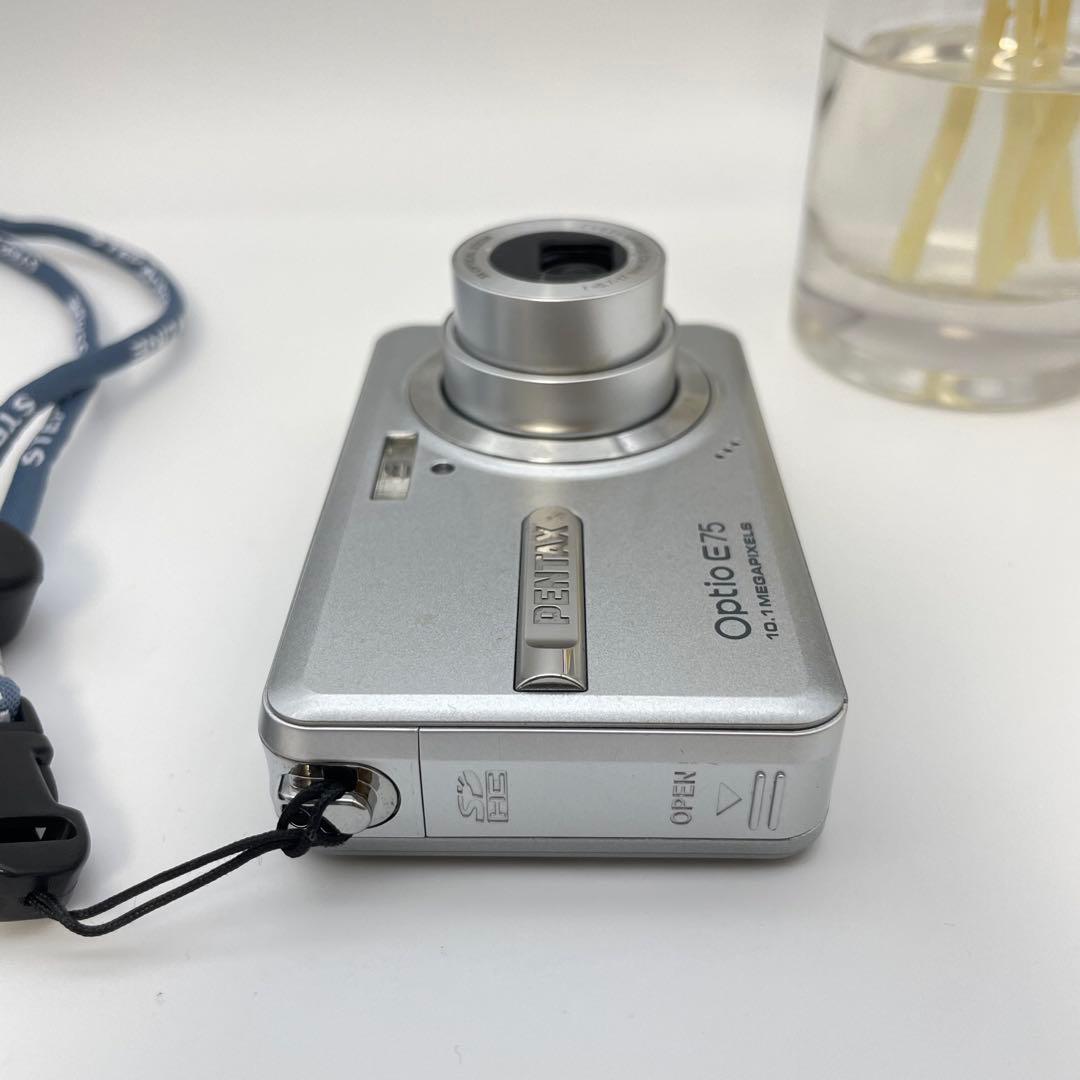 スマホ転送OK✨PENTAX Optio E75✨動作確認済 可愛いコンデジ♪ - メルカリ