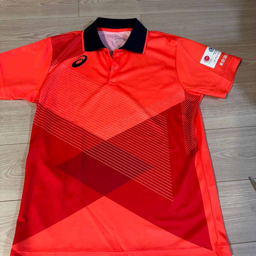 Lサイズ asics アシックス オリンピック2020 ポロシャツ - メルカリ