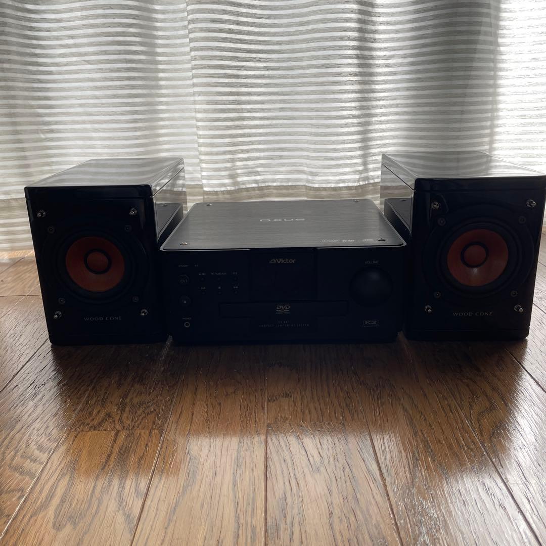 Victor JVC EX-BK1 コンポ wood cone ウッドコーン exdub1_4.jpg