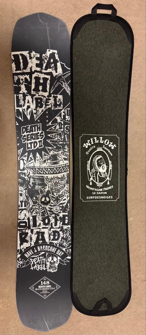 DEATH LABEL DEATH SERIES LTD2 148㎝ - メルカリ