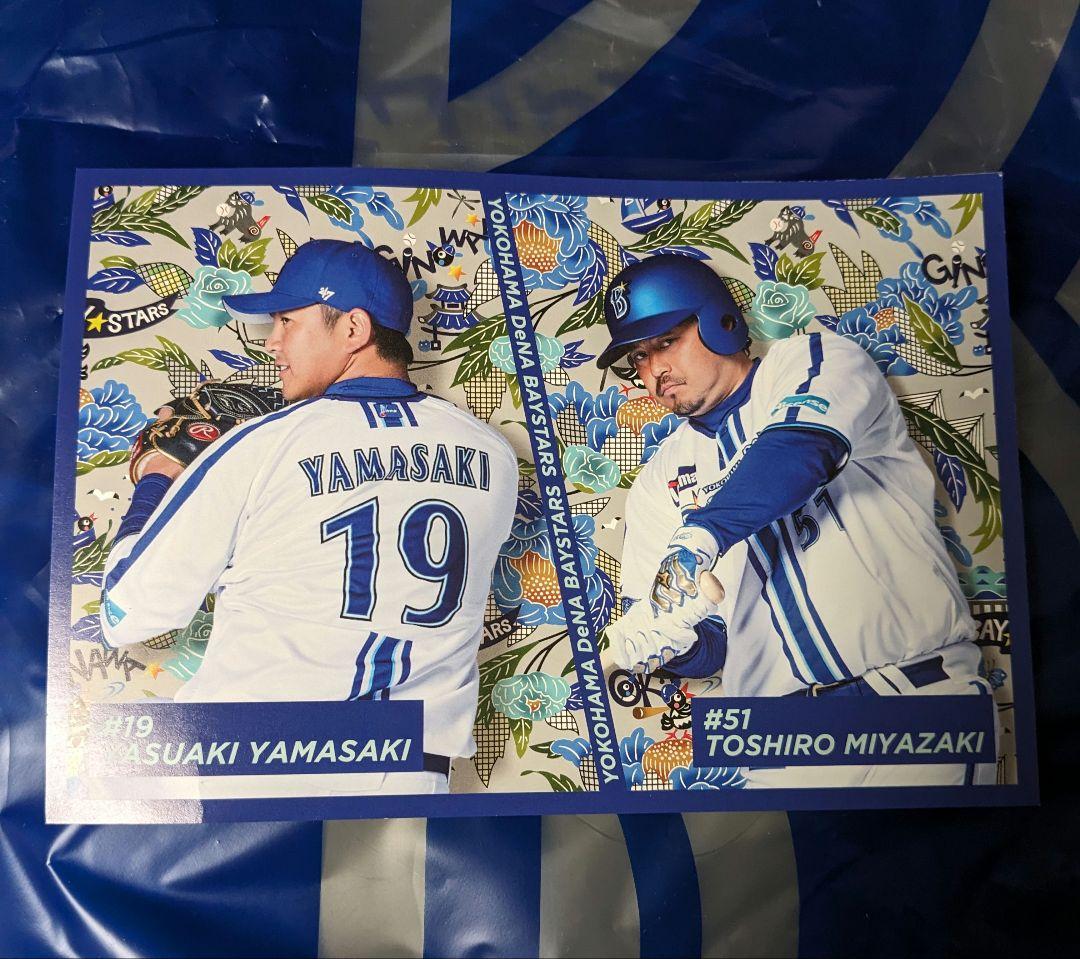 横浜DeNAベイスターズ 宜野湾キャンプポストカード 宮﨑敏郎山﨑康晃