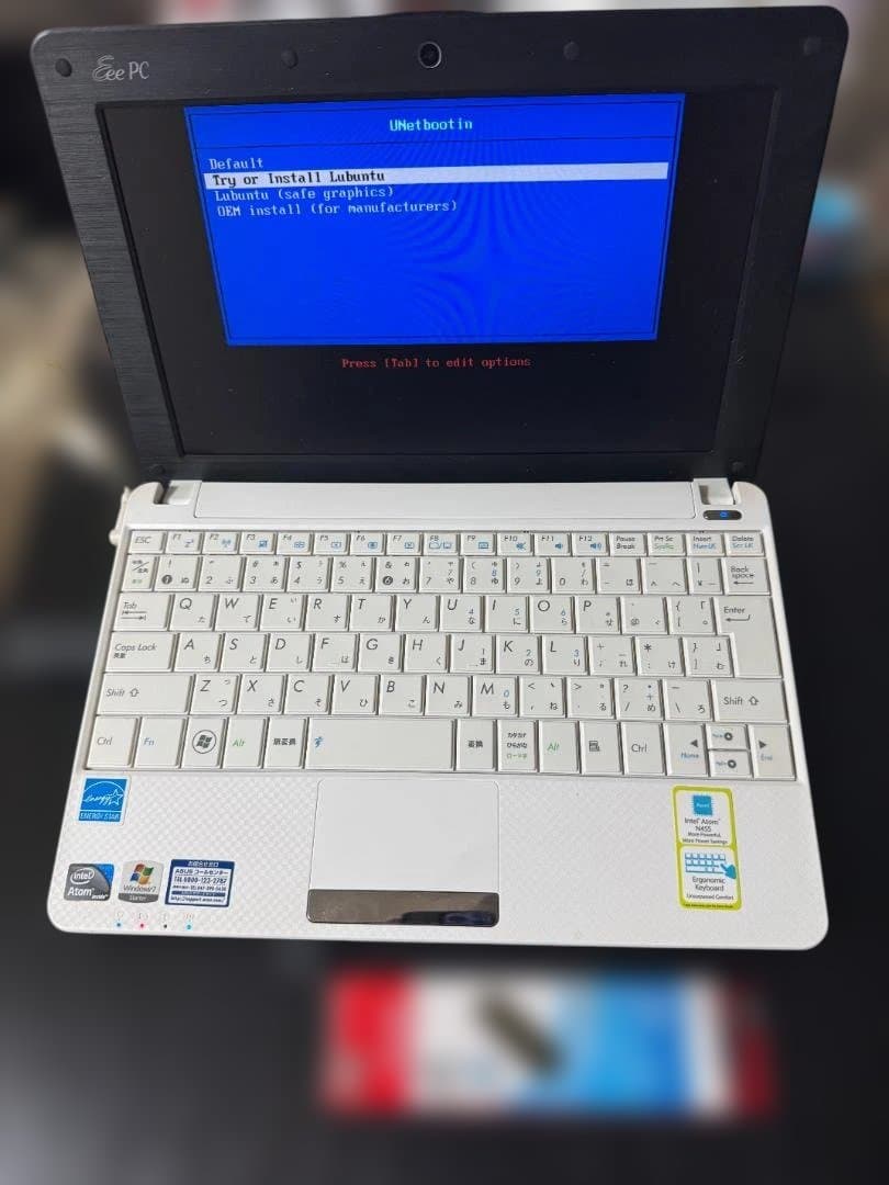 ジャンク扱い　Eee PC 1001PXD ミニノートパソコン ASUS ジャンク扱い Eee PC 1001PXD ミニノートパソコン ASUS 低価格ミニ