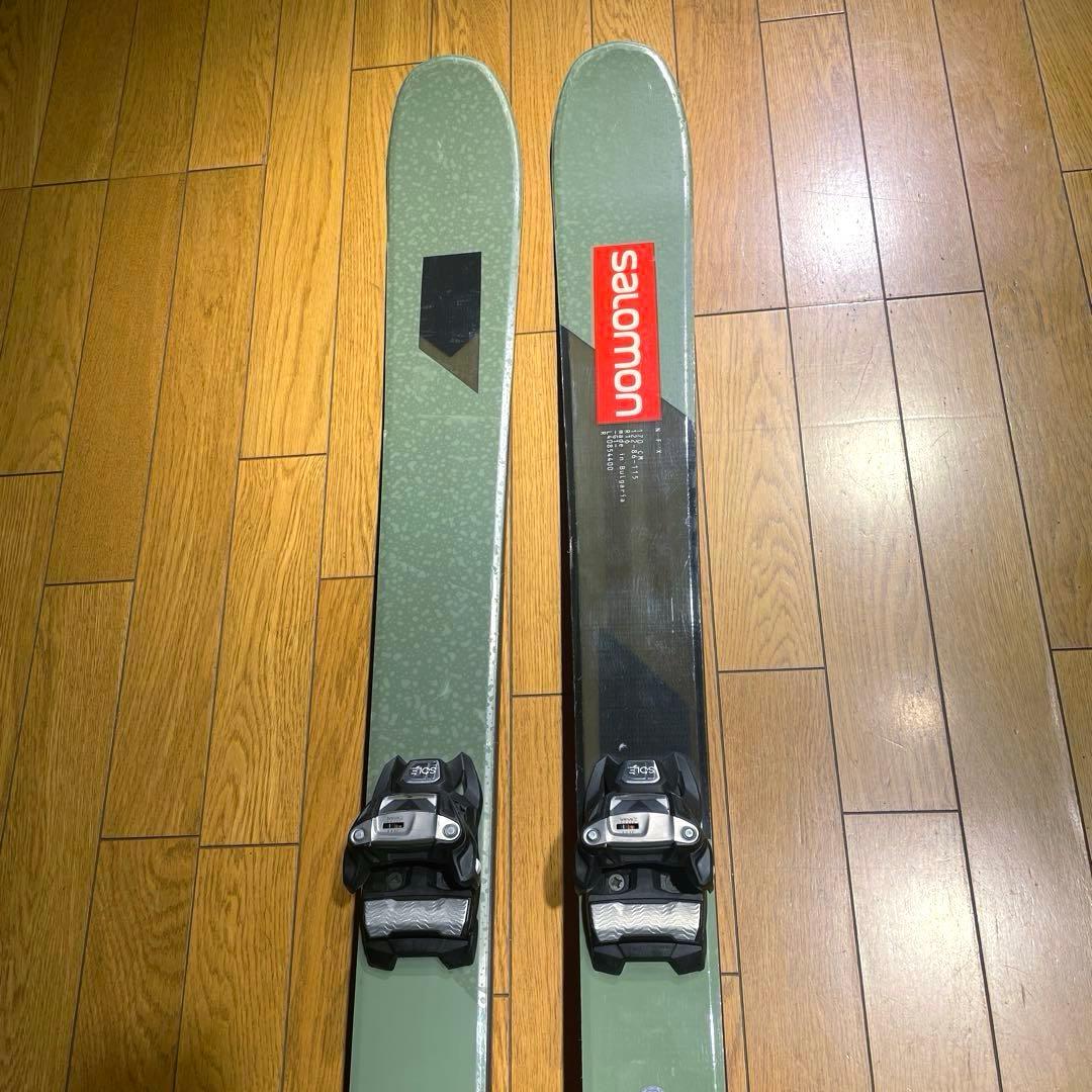 名機salomonサロモンNFX170cm &MARKERフリースタイルセット - メルカリ