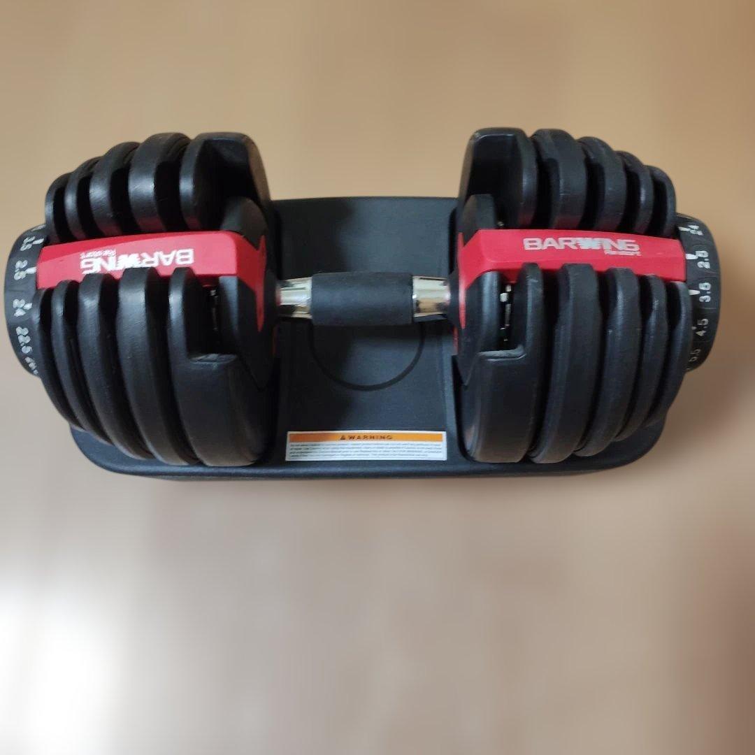 ①BARWING 可変式ダンベル 2.5kg~24kg 説明文良く読んで - メルカリ