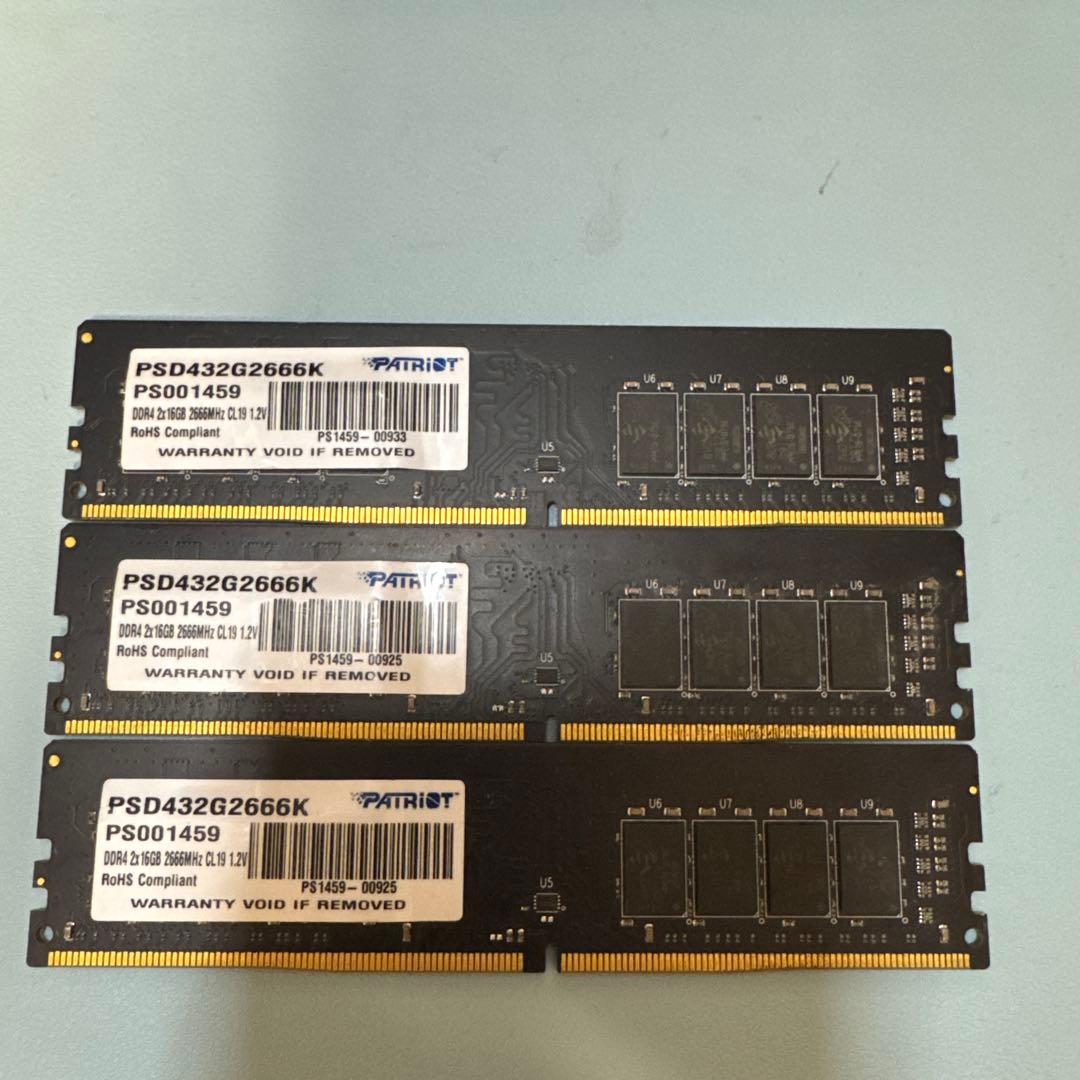 DDR4 16GB 3枚 SANWA SUPPLY（サンワサプライ） Transcend トランセンド 増設メモリ