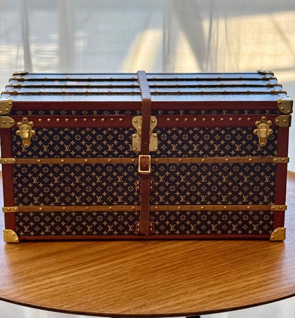 【VIPノベルティ】ルイヴィトン モノグラム トランク型 ペーパーウェイト 音羽屋□ ルイ・ヴィトン LOUIS VUITTON トランク型 ペーパーウェイト