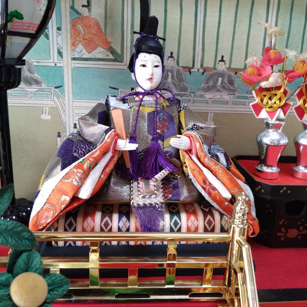 伝統的なひな人形 50年以上前のものなので箱が少し傷んでます。 - メルカリ