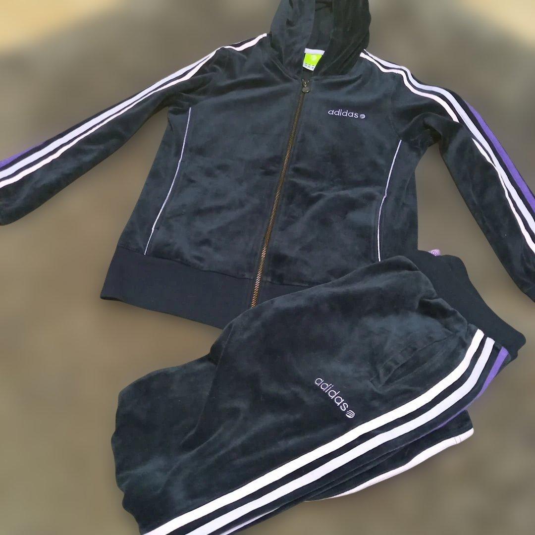 美品]アディダスネオ ベロア上下セットアップ ジャージ y2k 希少