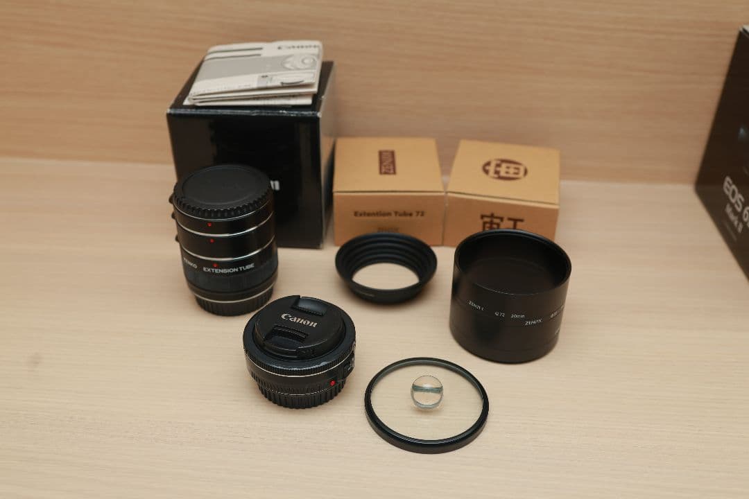 EFマウント宙玉撮影セット Canon EF40mm+ZENJIX 宙玉レンズ 001_set.jpg