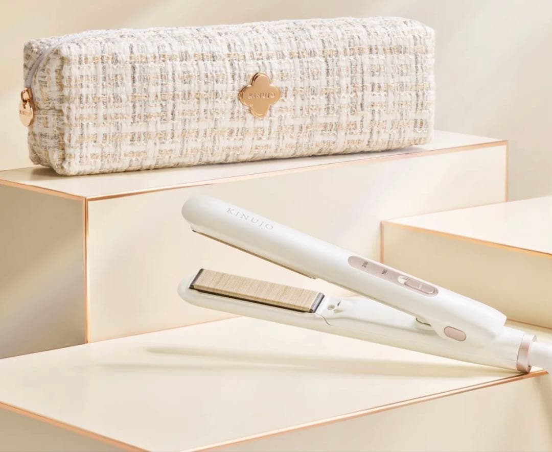 KINUJO ミニストレートヘアアイロン ホワイト 保証書付き 楽天市場】【正規品取扱店】KINUJO 絹女 ミニアイロン ドゥー ヘア